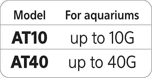 Miniatura 5 de Aqueon Filtro interno sumergible para acuario, AT10 galones