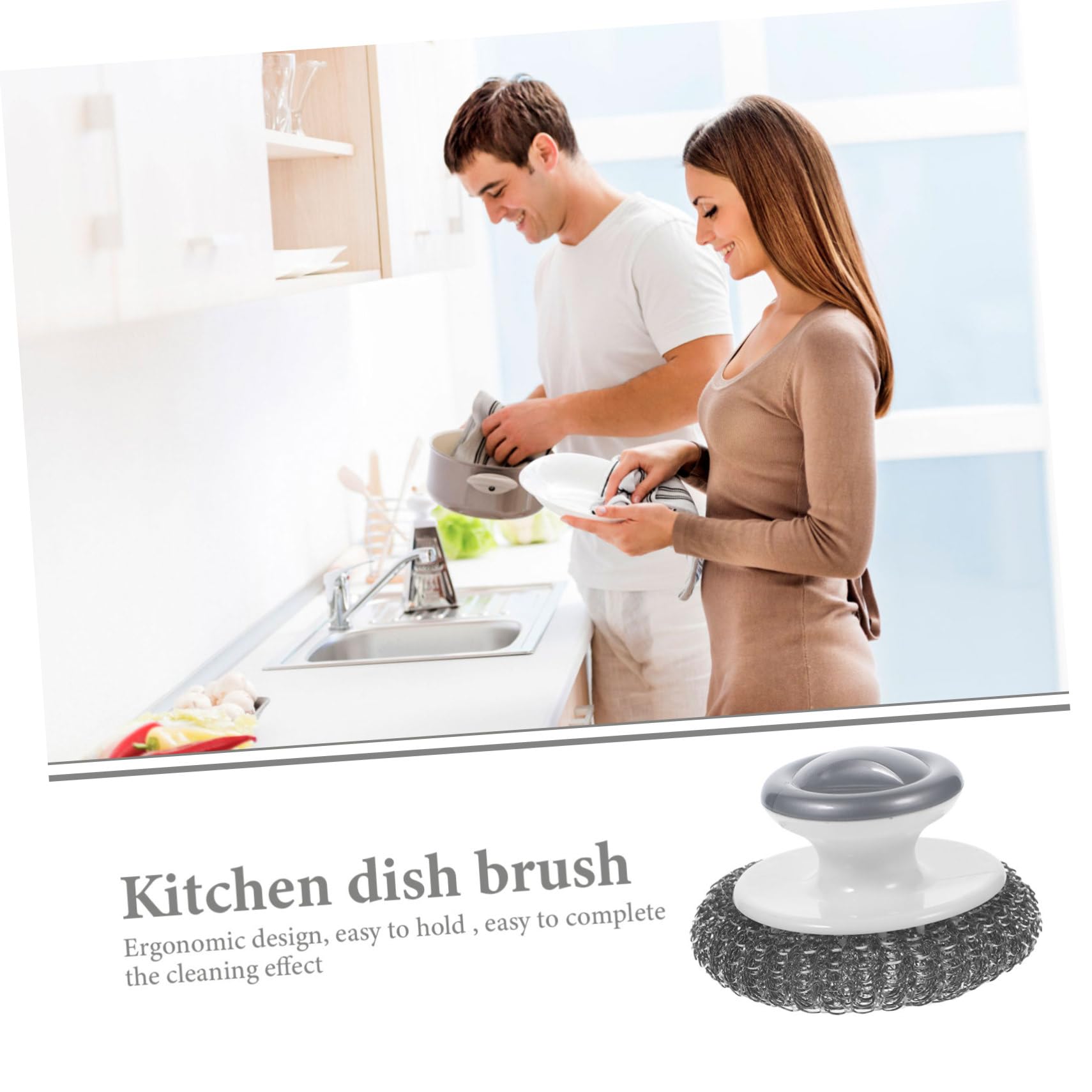 PACKOVE 10stücke Küchenbürsten Für Geschirr Ergonomische Topfreiniger Für Töpfe Pfannen Und Schalen Schonende Reinigungsbürsten Für Oberflächen