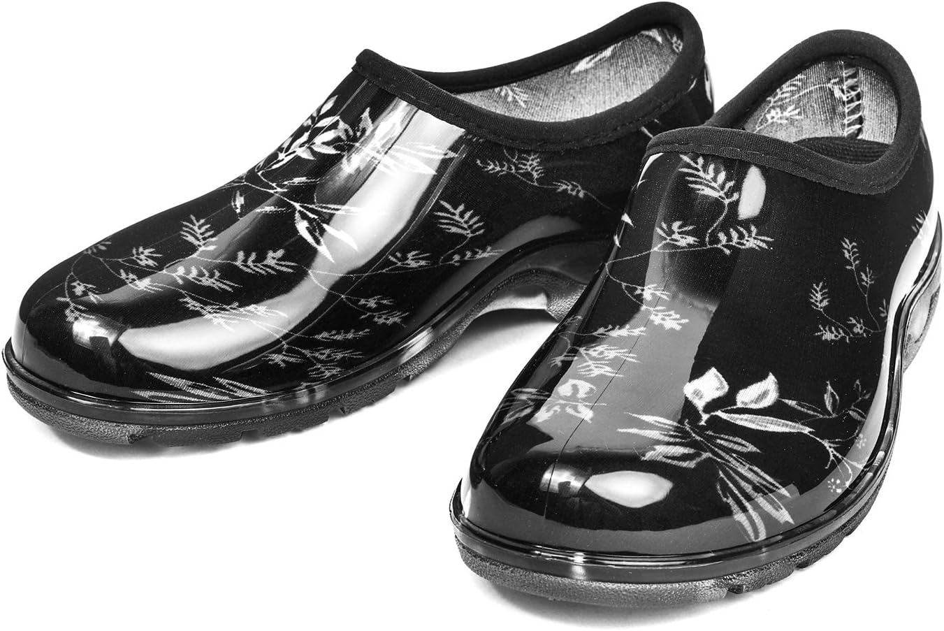 DKSUKO Waterproof Garden Shoe for Women Outdoor Slip-On Rain Boots Short Ankle Work Shoes and Garden Clogs with Comfort Insole - Image 4