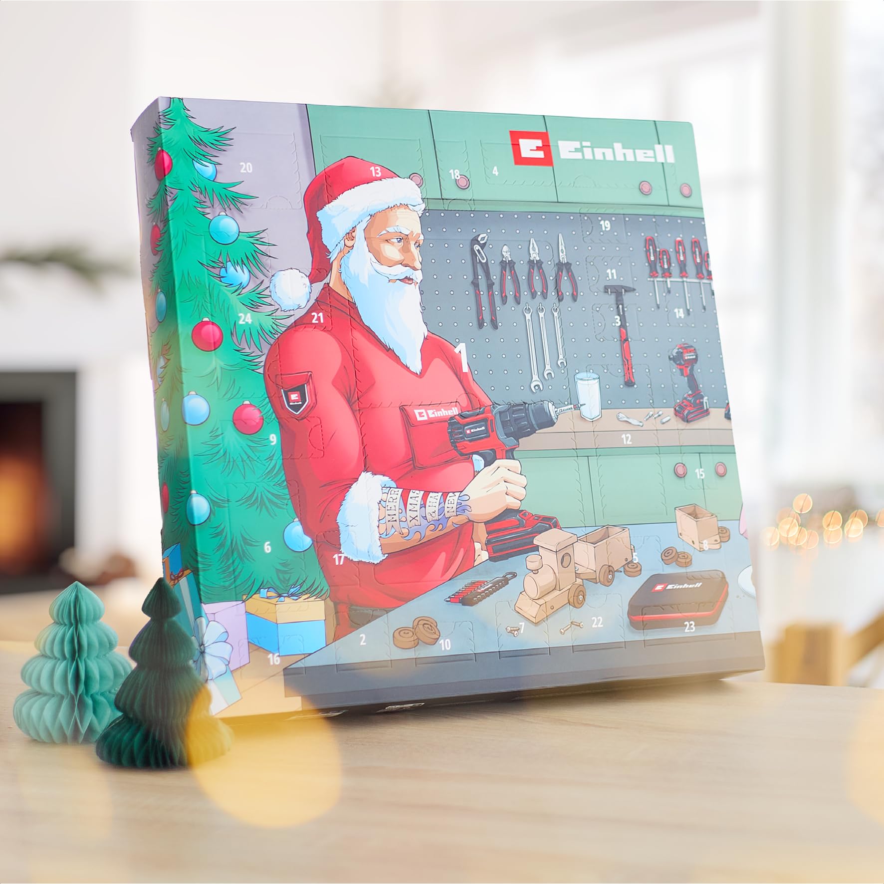 Einhell 37-tlg. Werkzeug-Adventskalender 2025