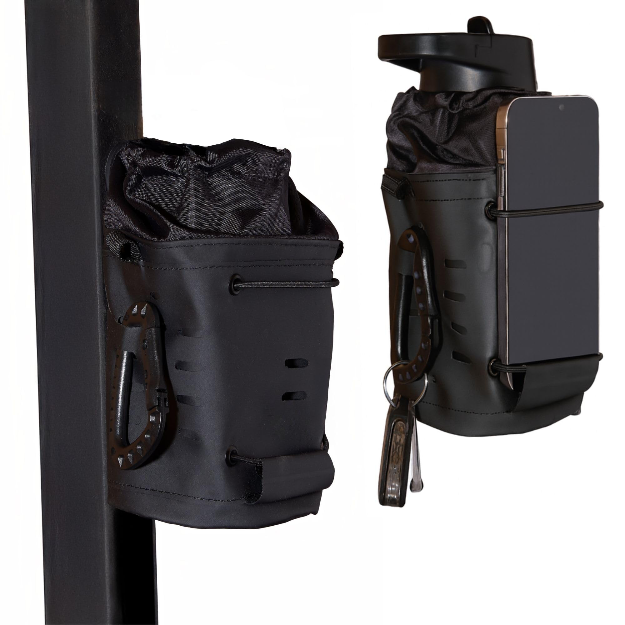 Sac magnétique pour Gourde – Supporte 3 kg sur Rack de Musculation – Range téléphone, clés & Carte – Sacoche bandoulière Sport & Voyage Unisexe – Accessoire Fitness Intelligent