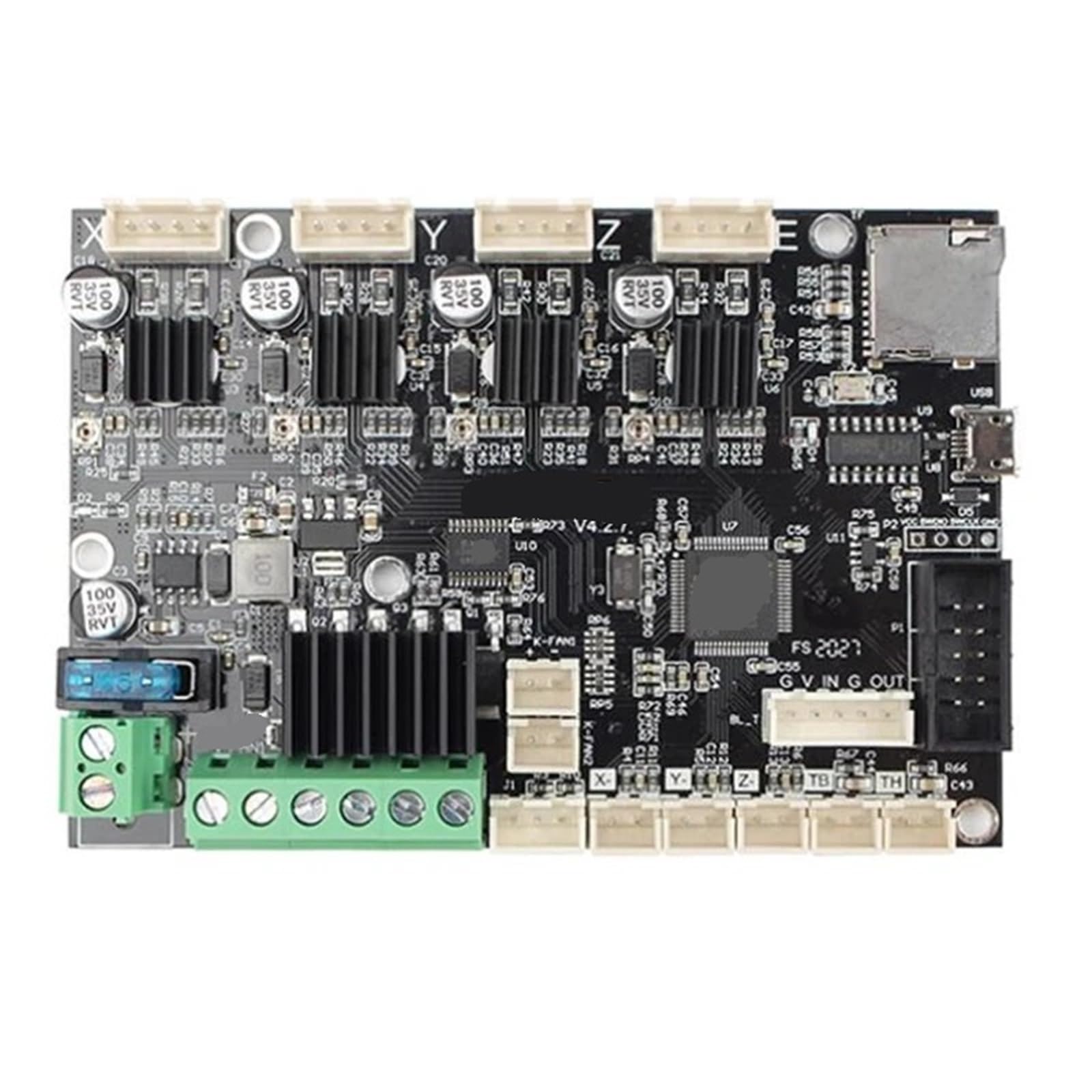 Kompatibel mit Ender-3/Ender-3 Pro/Ender-3 V2 V4.2.7 Silent 32-bit Mainboard(For ender3)