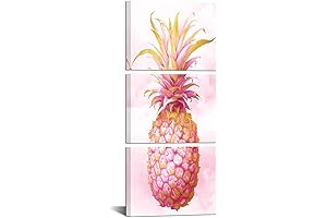 LevvArts Pineapple Wall Art - Tropical Paradise in Vivid Hues