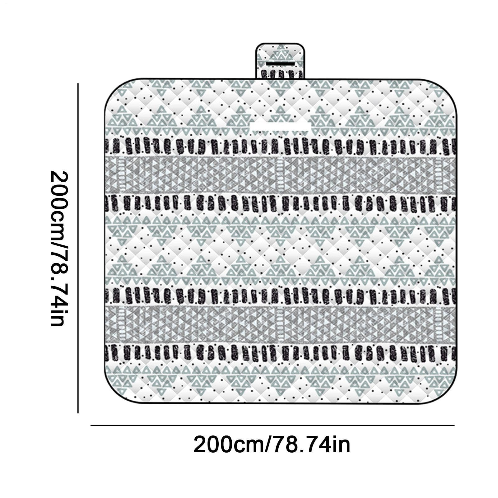 Grande Couverture De Pique-Nique Tapis Imperméable Et Anti-Sable 200x200 cm
