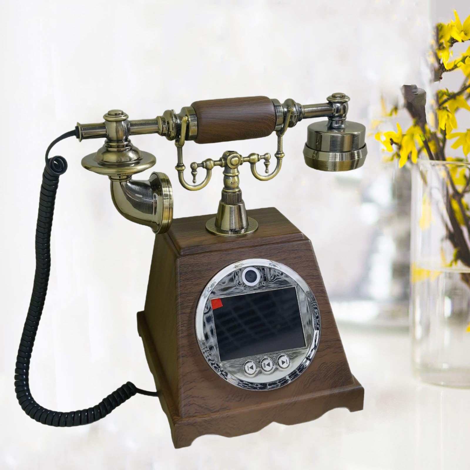 WIANQIAN Video Audio Guest Book Phone, Creative Customized Video Messages B