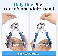 Vista 4 de Alicates Bucle en Un Paso para Hacer Joyería, Tamaño de Bucle 1.5mm-2.25mm-3mm, Herramienta de Bucle para Encordar, Alicates para Bucles de Alambre