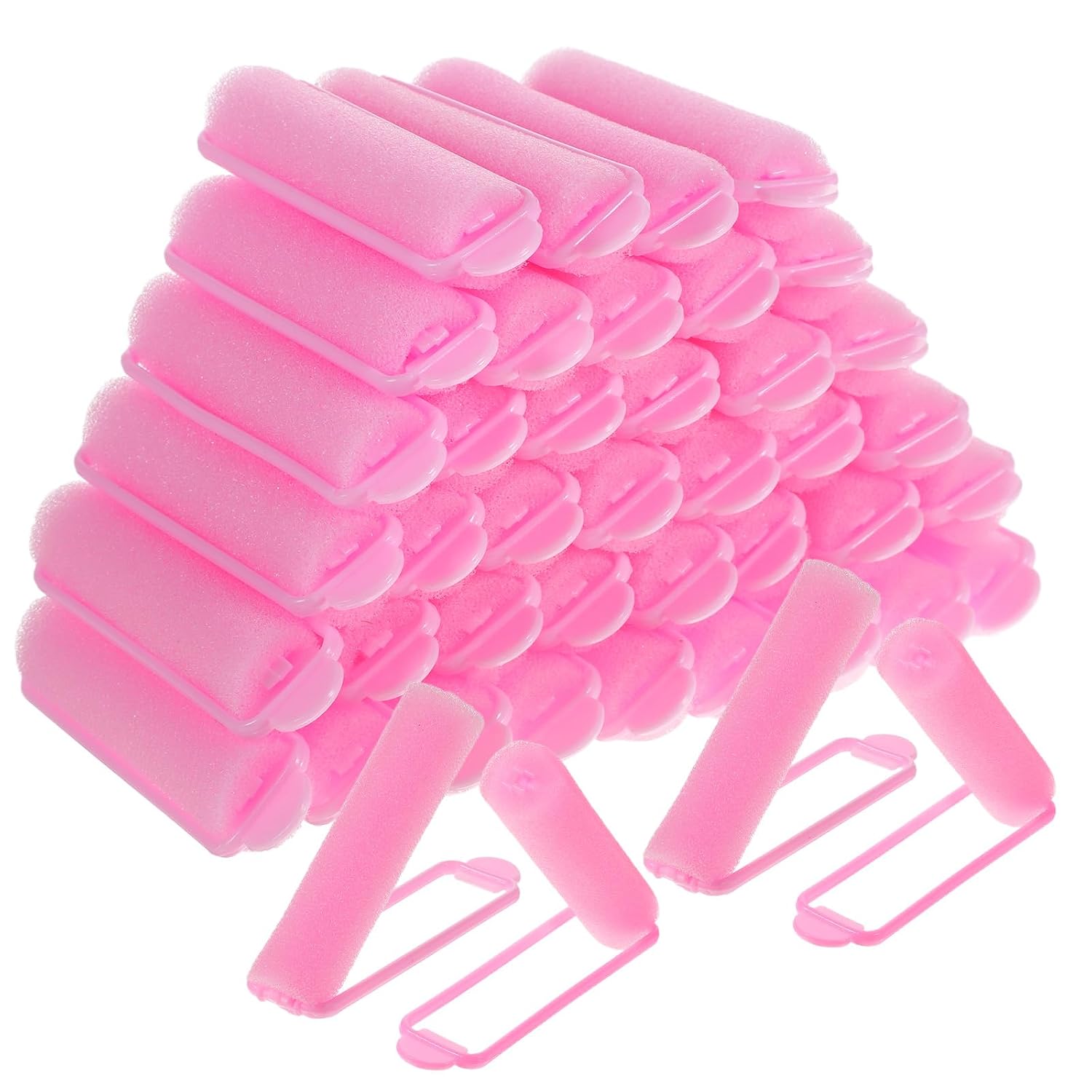42 Pcs Foam Hair Rollers Sponge Curler Tool Hair Styling Soft Sleeping Thin Curl Flexible Curlers to Sleep In for Women Overnight Hairdressing Heatless
