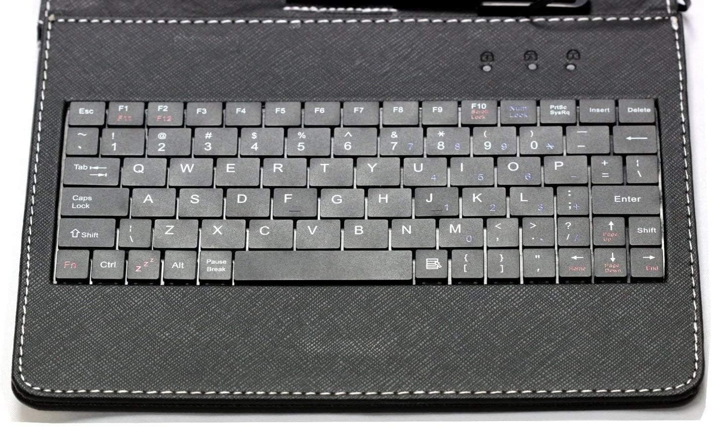 Navitech Black Keyboard Case Compatible with Samsung Galaxy Tab Active4 Pro 10.1" Tablet