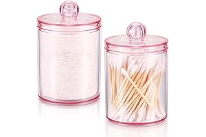Apothecary Jars Bathroom Qtip Holder