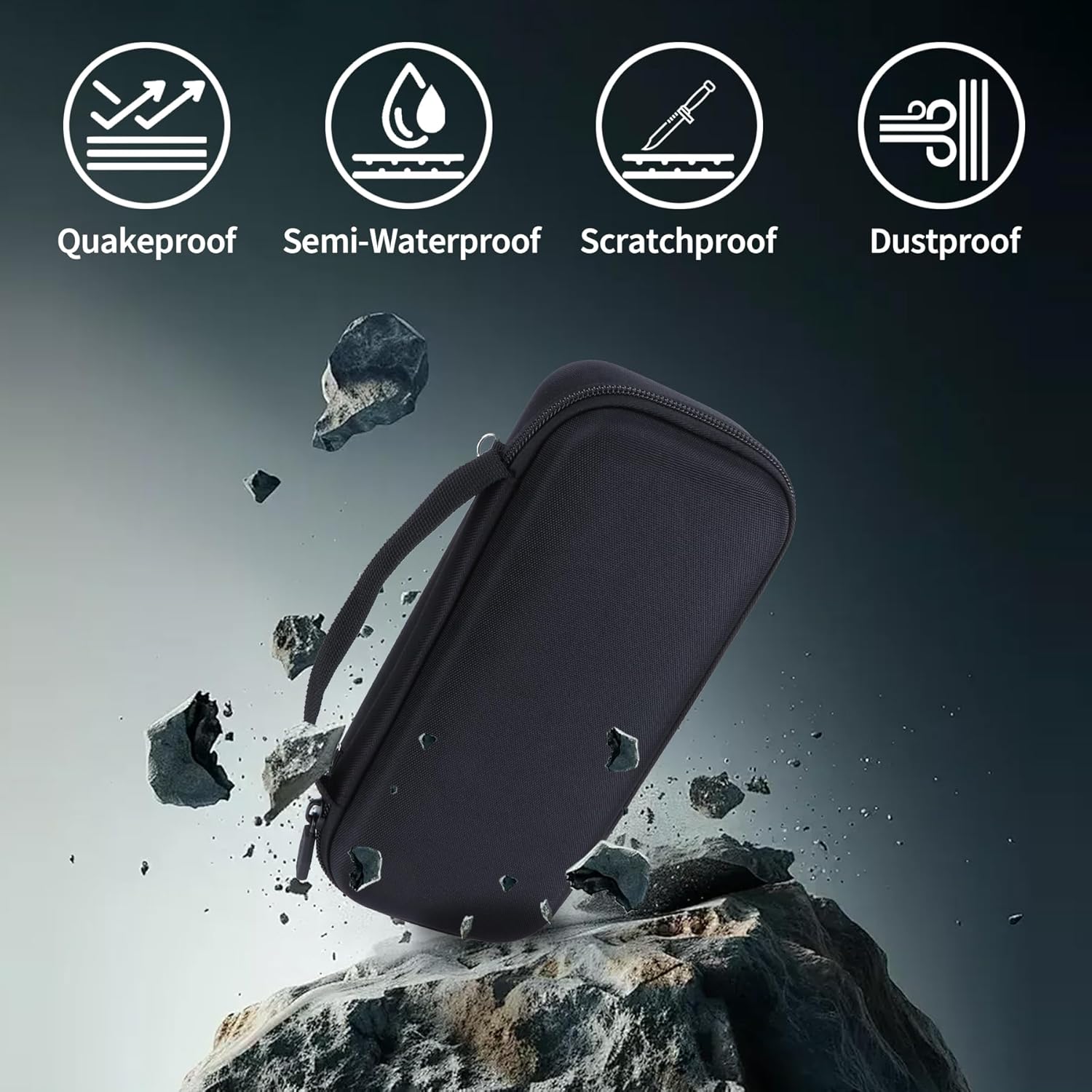 Storage Case Compatible with Bose SoundLink Flex 2nd Gen/Bose SoundLink Flex Portable Speaker (Black) - Image 7