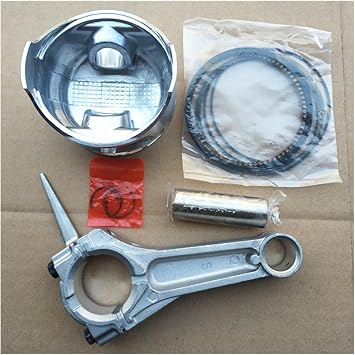 Piston kit & Connecting Rod for Chinese 152F 154F 168F 170F 173F 177F 188F 190F 192F Gasoline Engine kolben Ring pin Clip Set170F 70mm