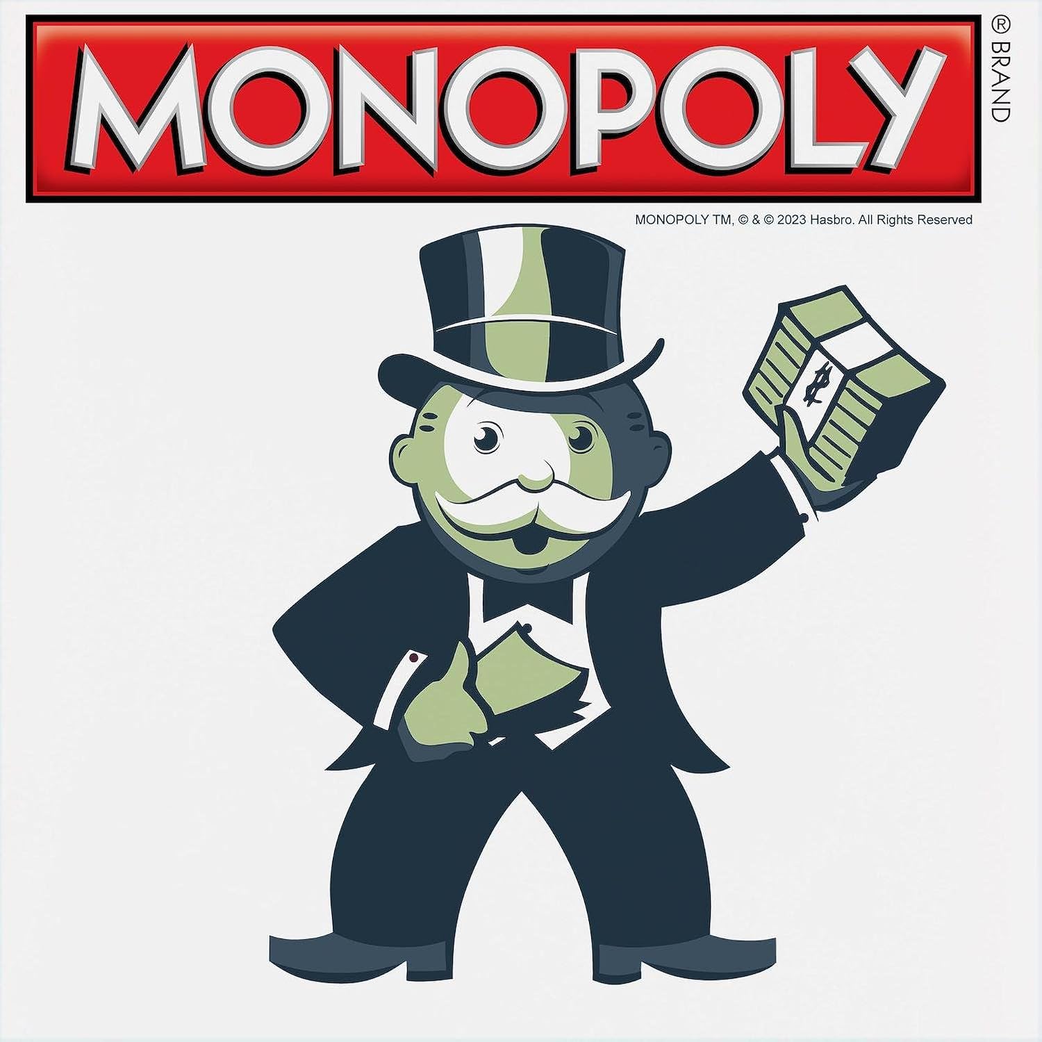 CafePress Mr. Monopoly Cash Stacks 17 oz Latte Mug