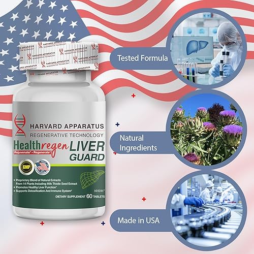Miniatura 2 de Harvard Apparatus Advanced Liver Cleanse Detox & Repair - Soporte hepático a base de hierbas con 14 en 1 Herbs-Silimarina Milk Thisitle con diente