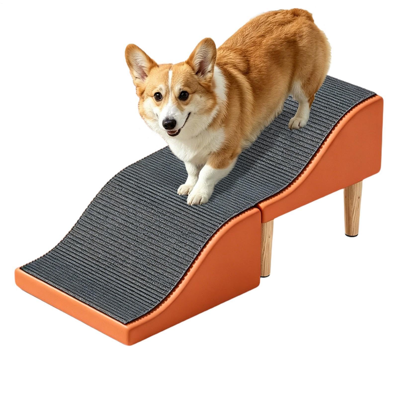 Hundetreppe für Couch Faltbare verwandelbare Treppenrampe aus Holz