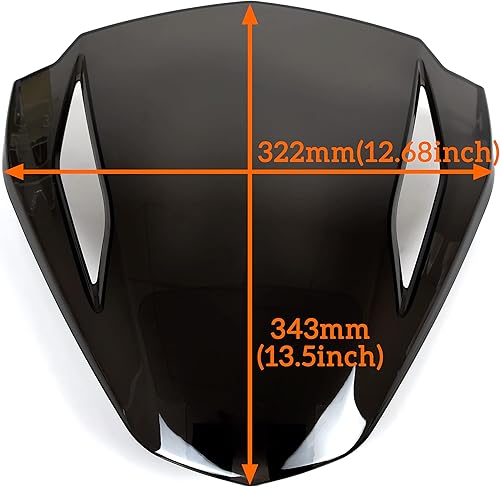 Miniatura 6 de SAUTVS Alerón de calibre tintado para Can Am Spyder F3 F3 S 2015-2023, cubierta de alerón de calibre ahumado para Canam Spyder F3 / F3-S accesorios