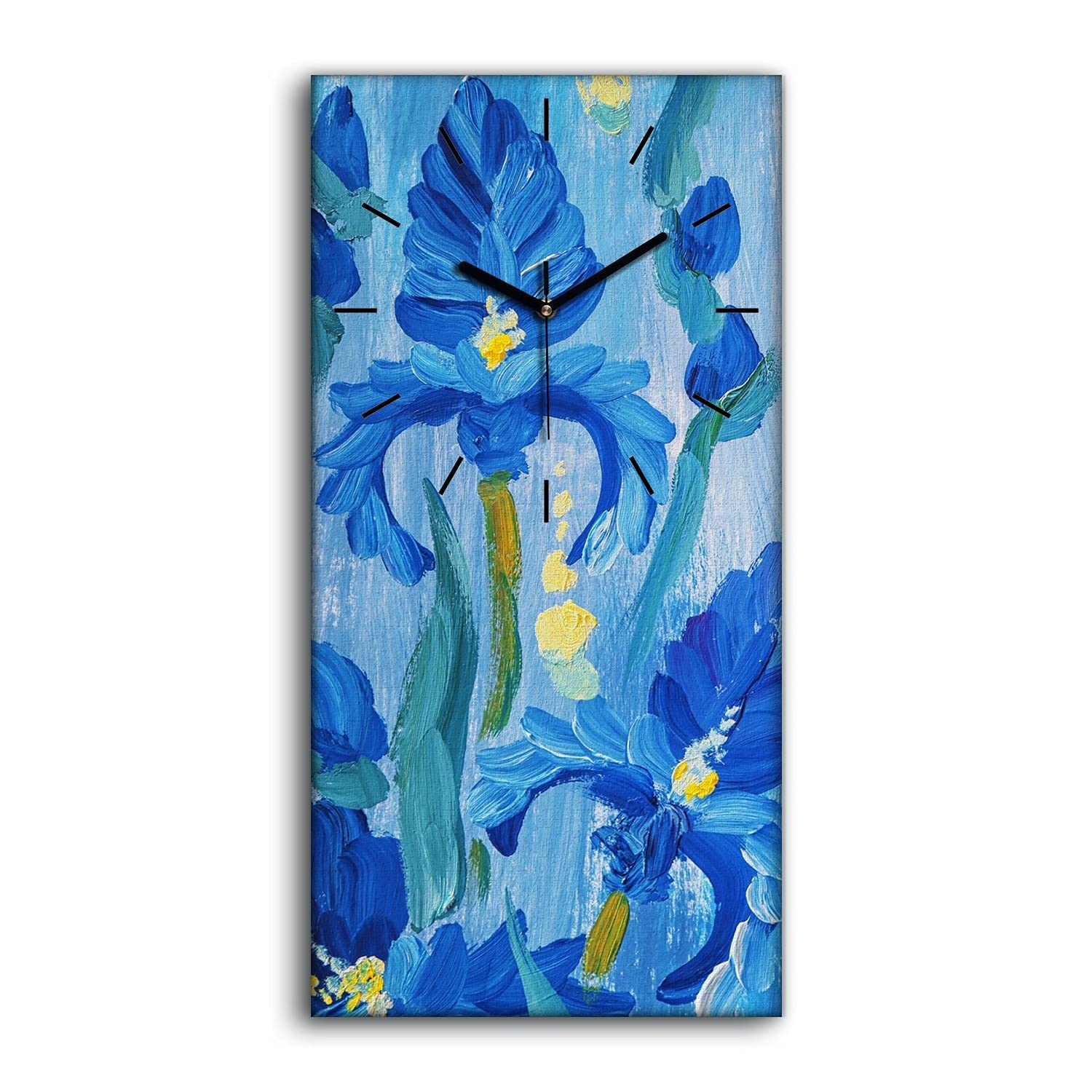 Horloge sur toile silencieuse Coloray pour dormir sans bruit au salon