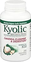 Vista 1 de Extracto de ajo envejecido, limpieza y digestión, fórmula 102, 200 cápsulas vegetales, Kyolic