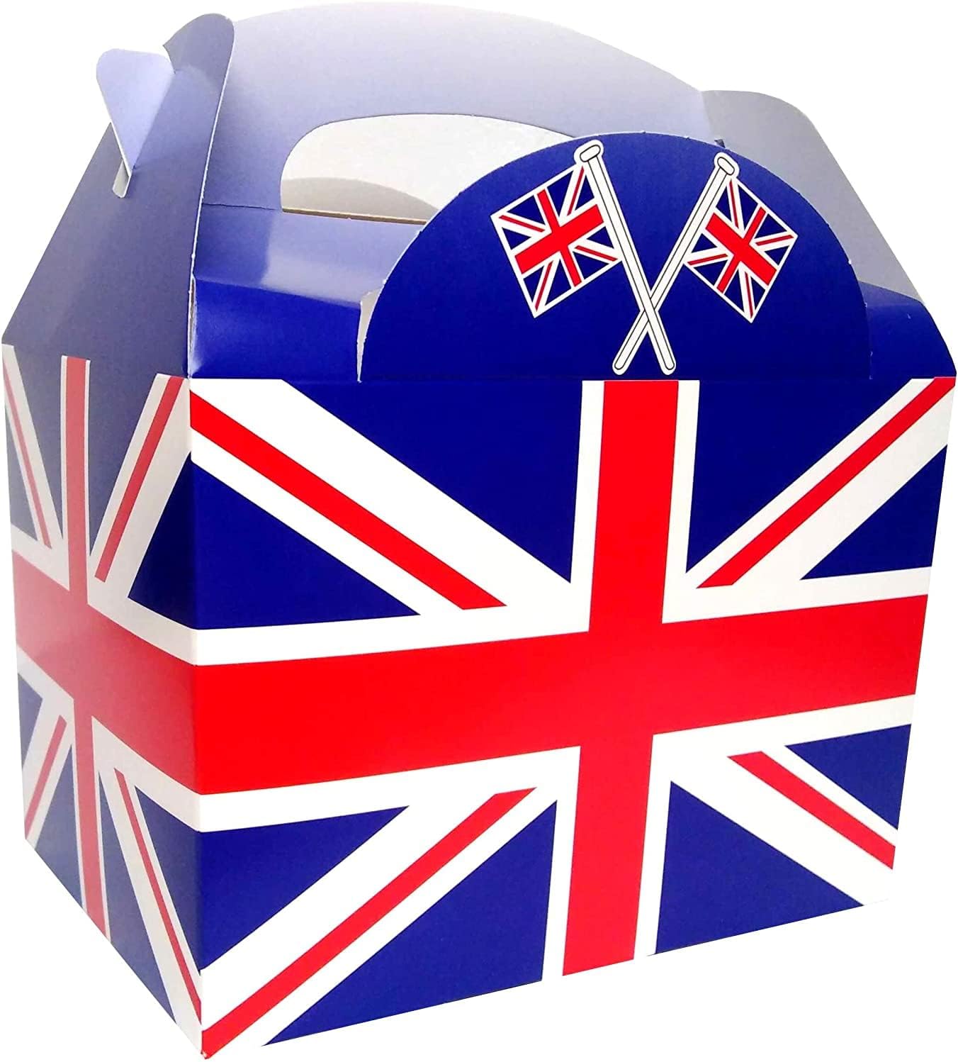 ColPac Finishing Touches Party Store 10 x Union Jack Party Meal Box