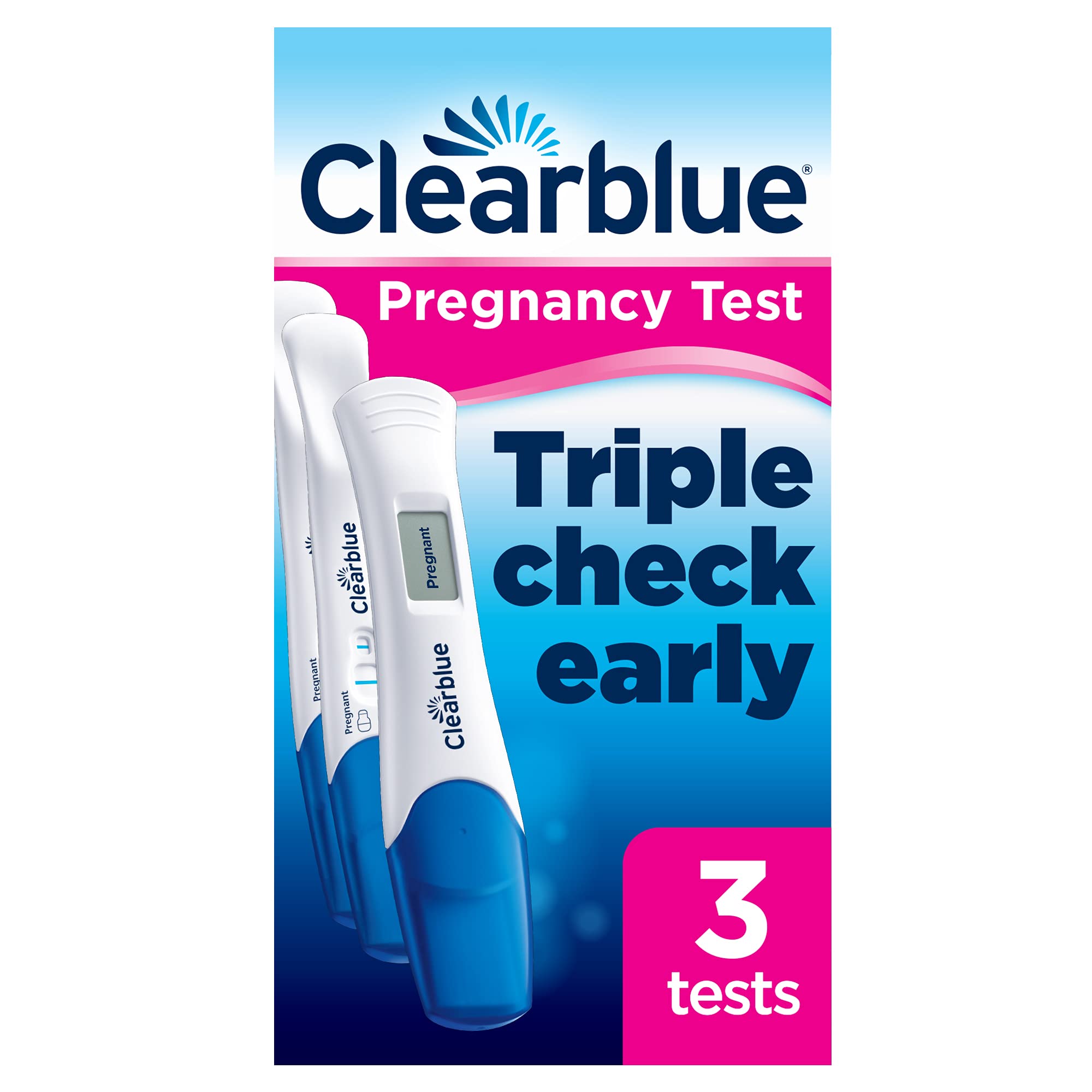 Clearblue Pregnancy Test Ultra Early TripleCheck Combo Pack, Results 6