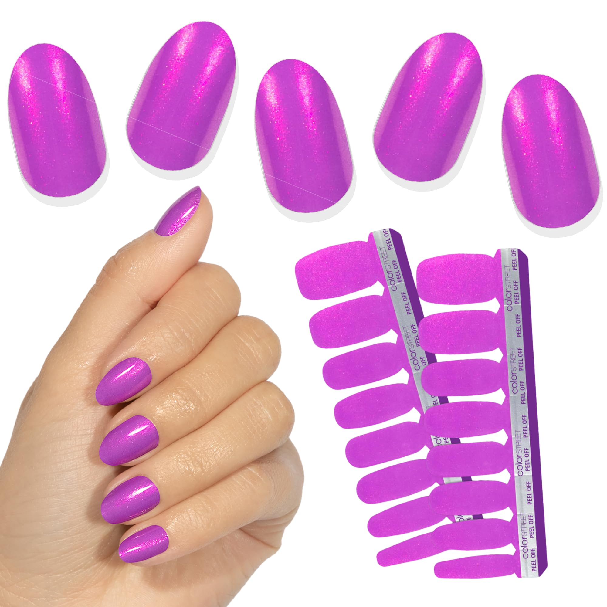 Color Street - Mermaid Magic - 16 Double-Ended Nail Polish Strips