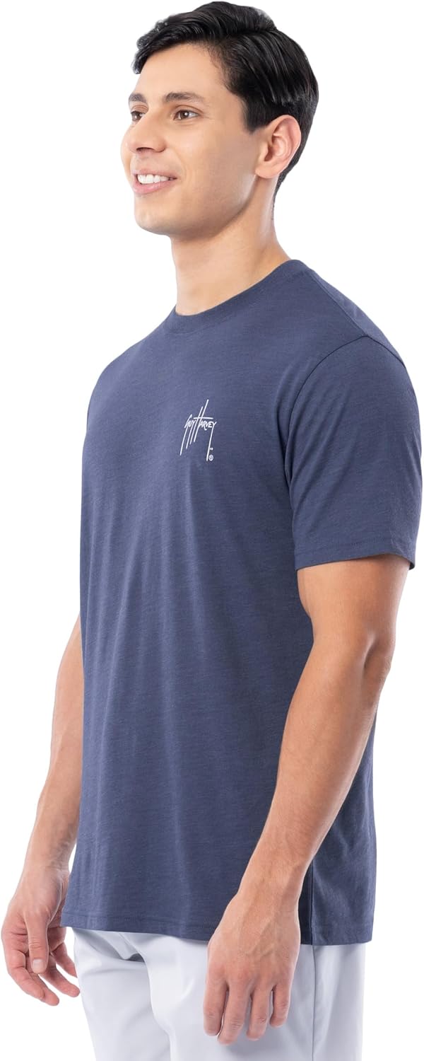 Guy Harvey Men’s Short Sleeve Lightweight Cotton Fishing Graphic T-Shirt - Image 6
