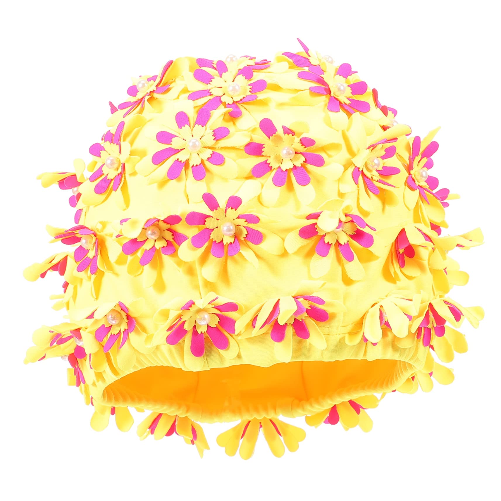 Sosoport Lot De 2 Bonnets De Bain À Fleurs pour Adultes Confortables