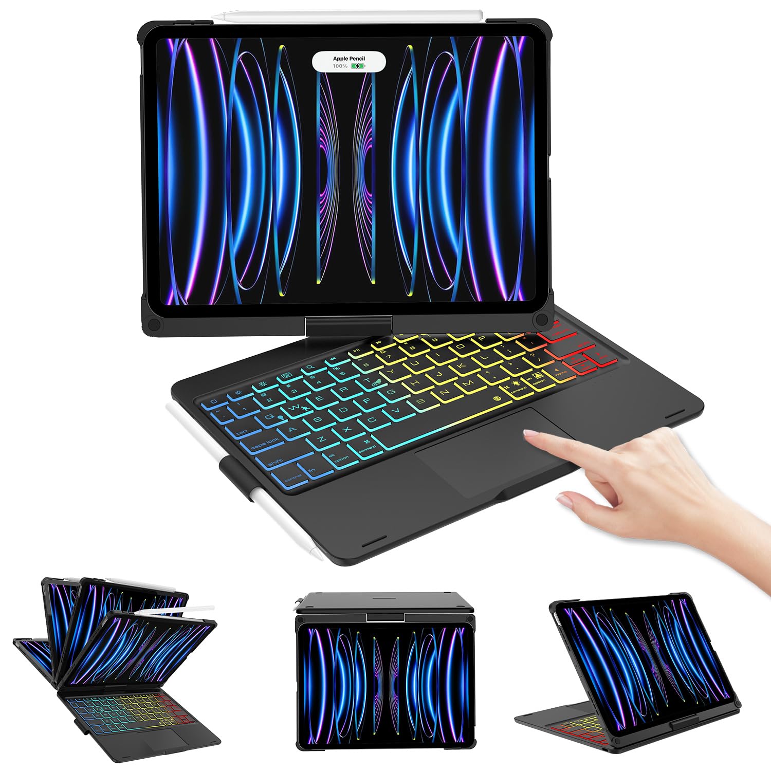 Amazon | 【2024年新型】iPad Pro用 11インチ M4 キーボード ケース 