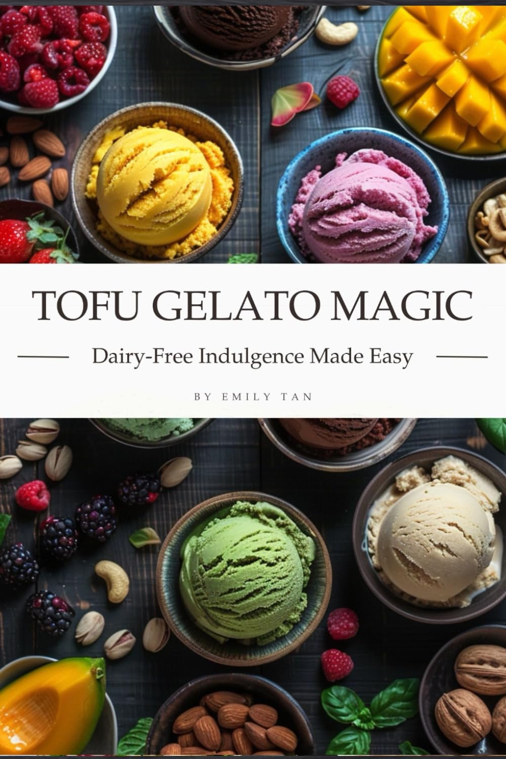 Tofu Gelato Magic: Dairy-Free Indulgence Made Easy: 24 Irresistible Vegan Gelato Recipes with Nutritional Info, No-Churn & Ice Cream Maker Methods