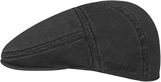 Stetson Paradise Cotton Flat Cap Men Black S (6 3/4-6 7/8)