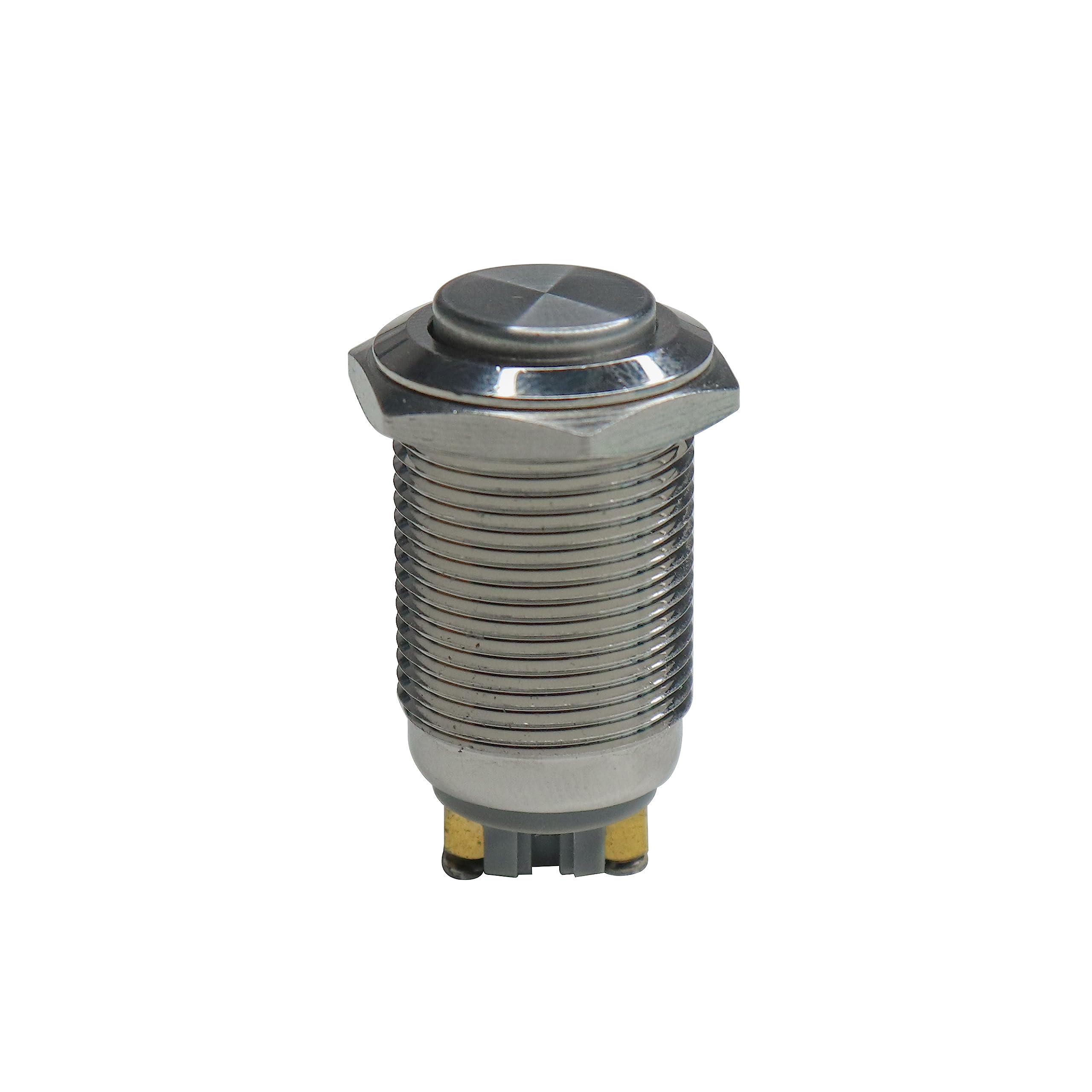 Electronic Spices 16 mm 12-24V Self Locking Metal Push Button Switch Silver Tone with screw pin (B0CBVK1R26) Amazon Price History, Amazon Price Tracker