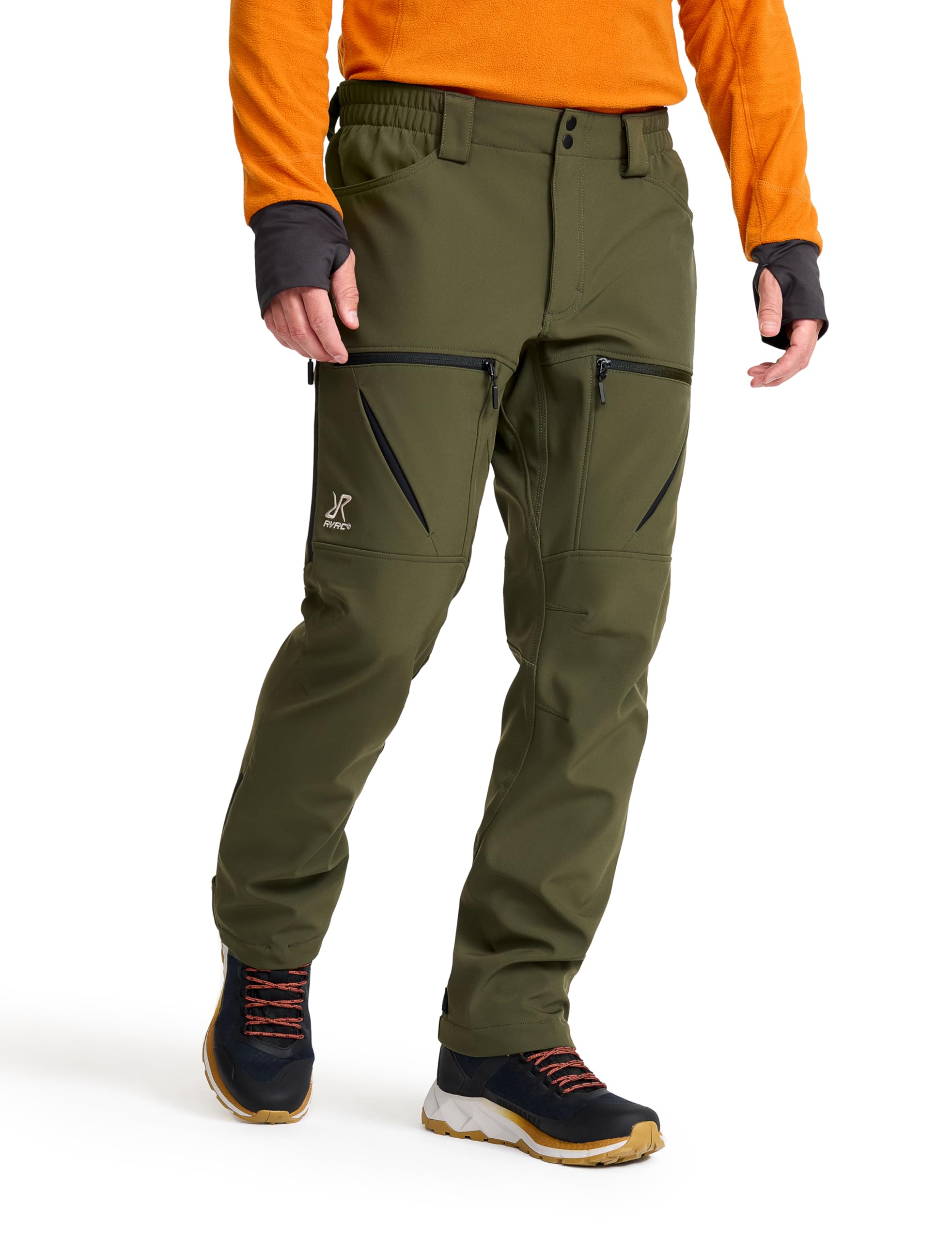 RevolutionRace Hiball Softshell Pants für Herren, Outdoor Hosen für Wandern