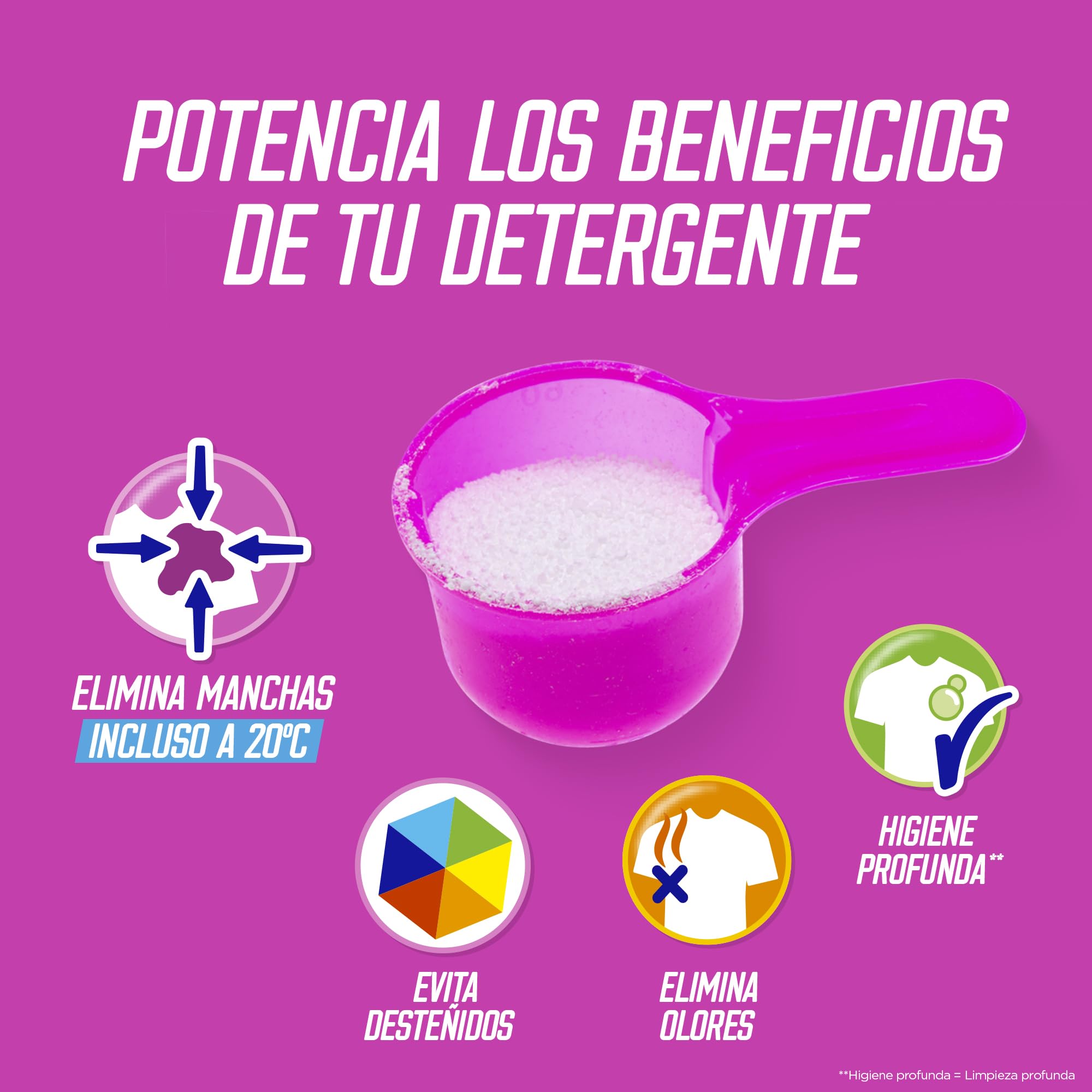 Vanish Oxi Action Multipoder - Quitamanchas multibeneficio para la ropa, En Polvo, Sin Lejía 400gr, El emabalaje puede variar — view 3