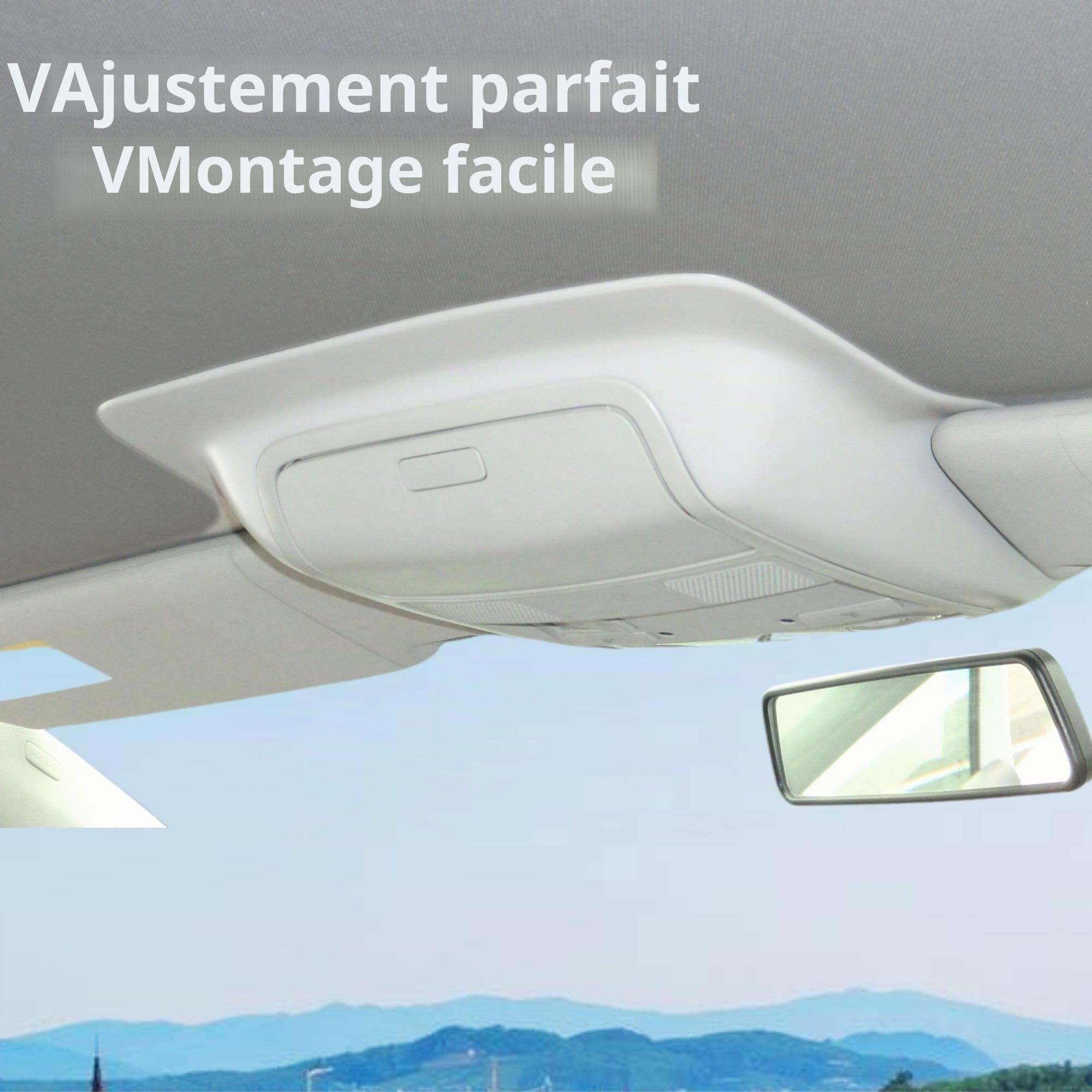 CASPORT Ciel de Toit Qui se decole pour vw Golf MK5 Garniture de Voiture Kit de Reparation de Toit (Gris Gaufré, Golf5 2003-2008 Avant)