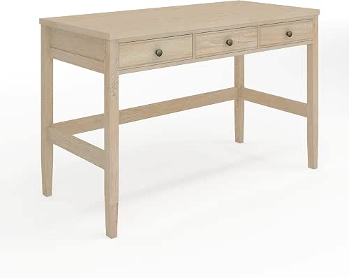Martha Stewart Rhett Home Office Desk with 3 Drawers and
