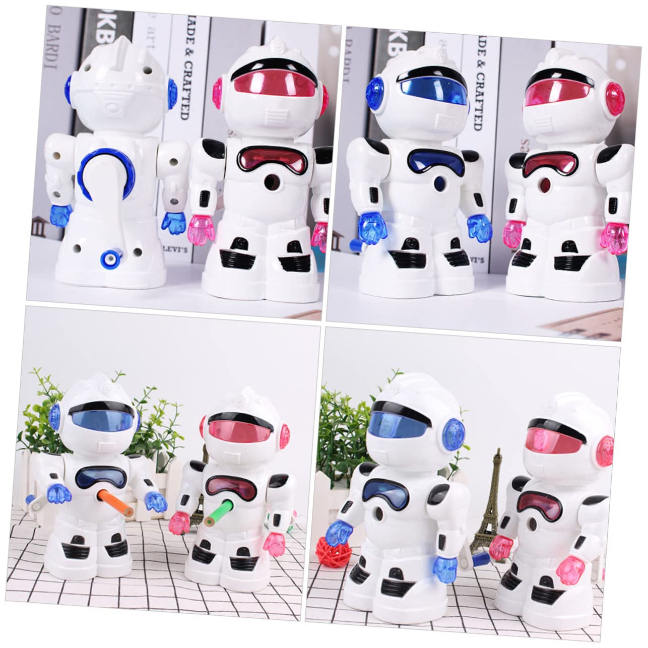 NUOBESTY 5 Pièces Taille-crayon Robotique Taille-crayon Électrique Crayons Mécaniques Taille-crayon à Main Machine Pour Les Enfants Électronique Aiguiseurs Aiguiseur Électrique Métal Rouge