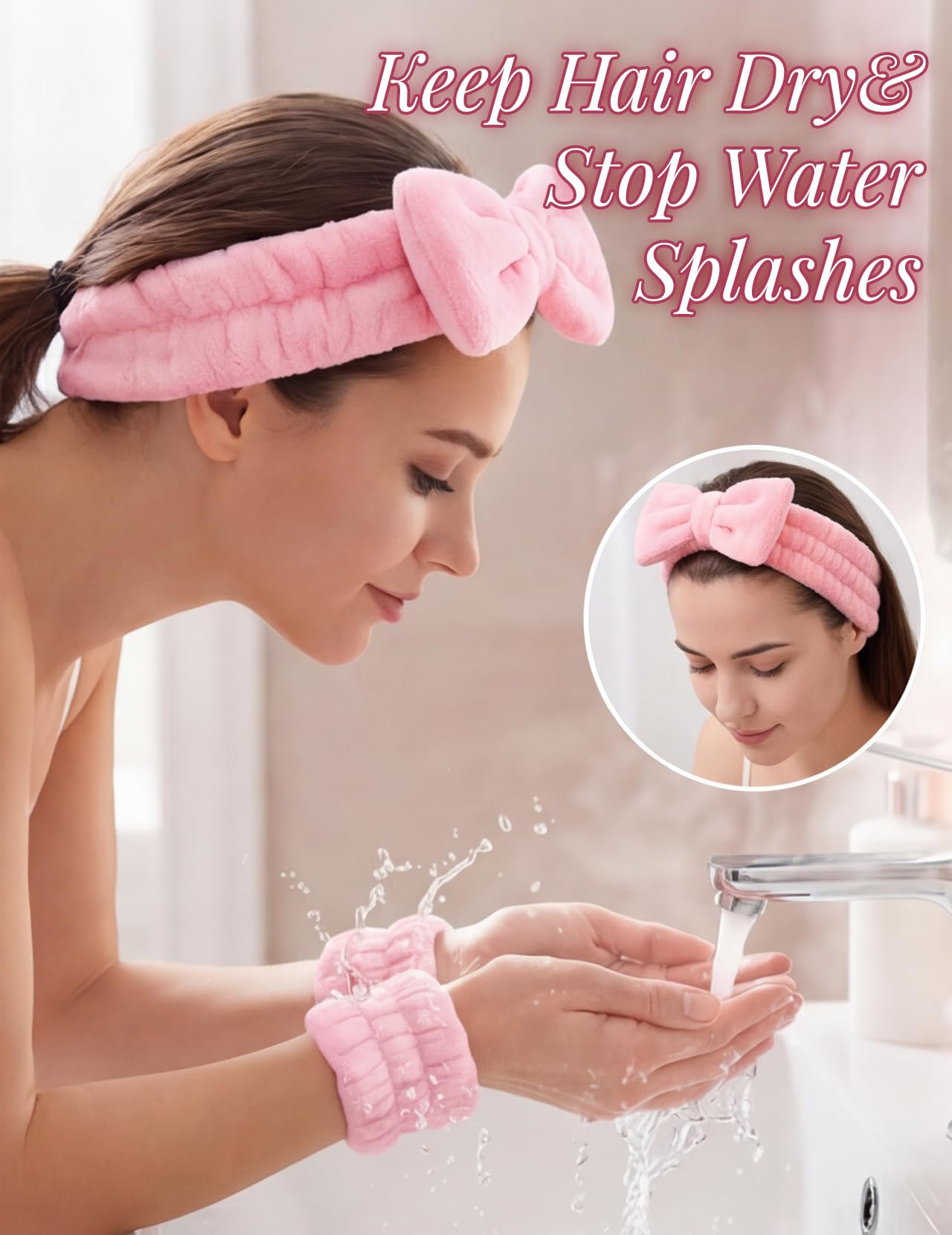 72 Piezas Set de Bienestar para Mujeres - Kit Completo de Spa para Fiesta, Diademas, Accesorios de Belleza y Bolsa, Regalos para Despedida de Soltera y Decoración de Noche de Chicas