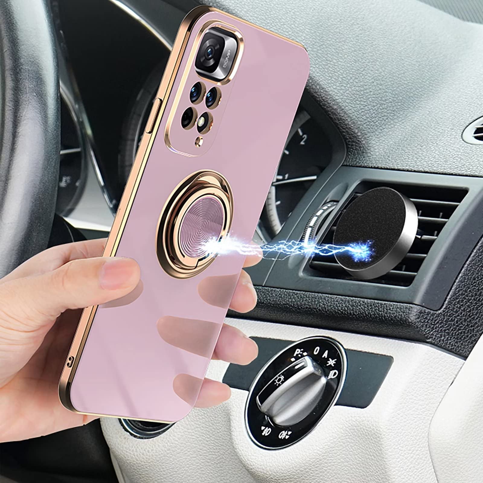 NEINEI Cover per Xiaomi Redmi Note 11 Pro 4G/5G,Custodia Ultra Sottile