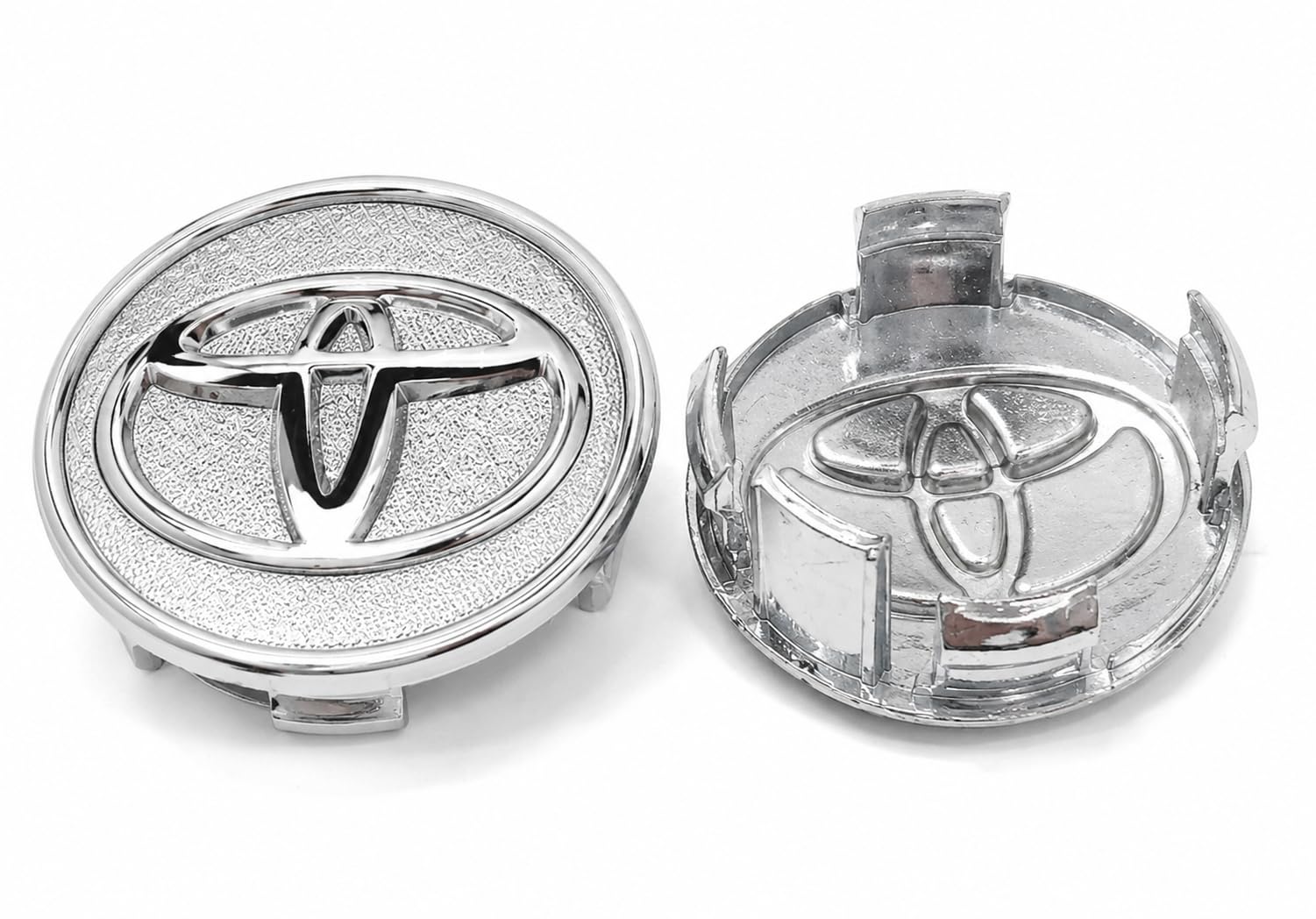 Chrome Wheel Hub Centre Alloy Cap for Toyota, 60 mm, ABS Plastic, Snap Fit, 1 Pc for T-oyota Corolla Etios, Etios Liva, Etios Cross, Camry, and RAV4.-image-37