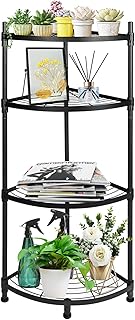 YSSOA 4-Tier Corner Shelving Unit, 13