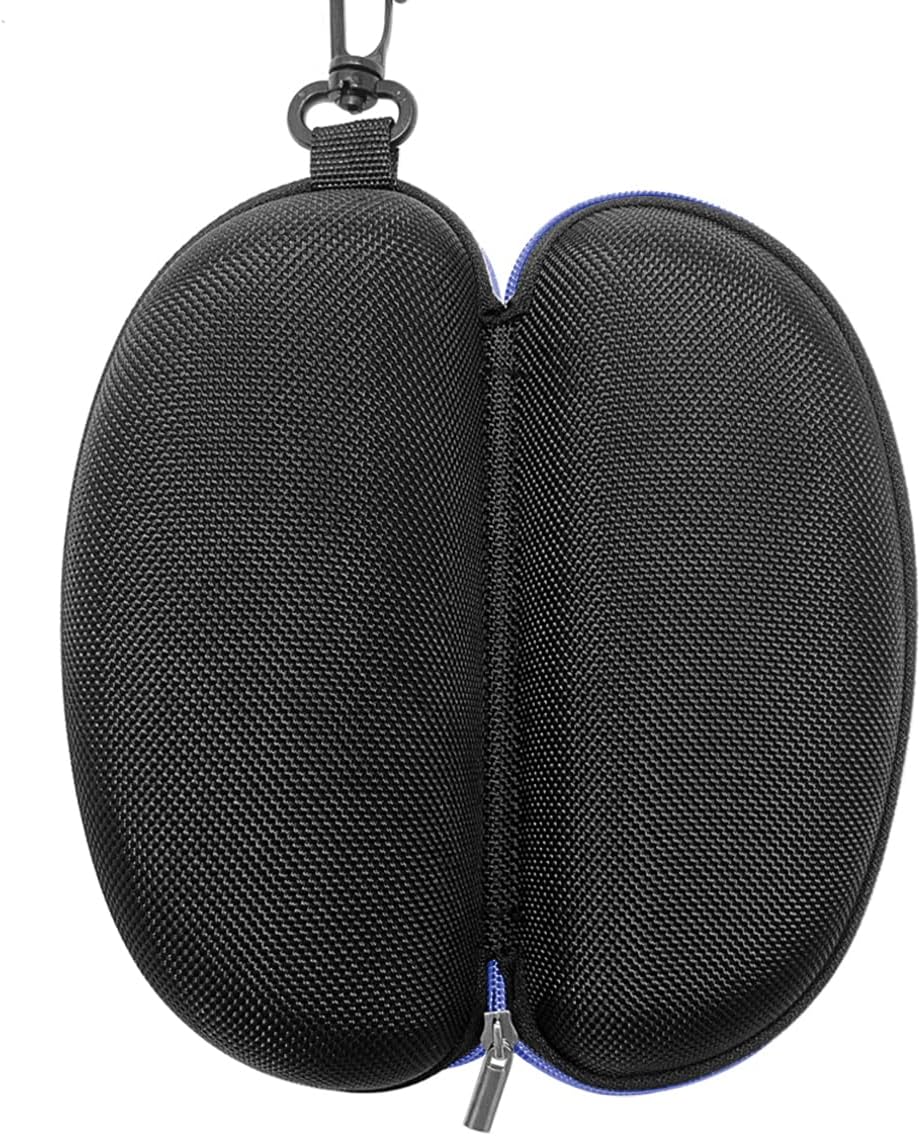 3pcs Zipper Hard Shell Sunglasses Case and Eyeglasses Case Portable Travel Glasses Case with Plastic Hook