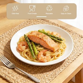 8 Inch Ceramic Pasta Bowls Set of 4,Large White Salad Bowl Pasta Plates Dessert Bowls Breakfast Serving Dishes for Spaghetti Bolognese,Salad,Fruit Crumble,Grain Bowl Microwave Dishwasher Safe