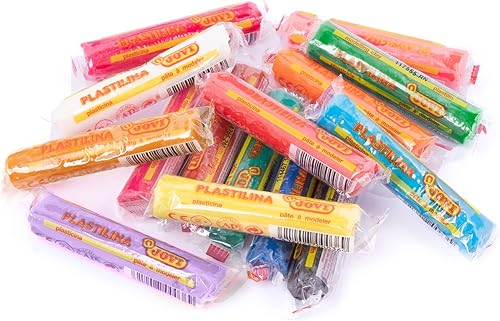 Miniatura 5 de Jovi - Plastilina, 30 barras de arcilla para modelar que no se secan, 0.53 onzas cada barra, peso total 15.9 onzas, no tóxicas y sin gluten,