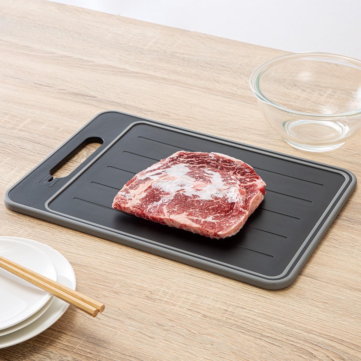 Amazon|ニトリ(NITORI) 解凍プレートシャープナー付きまな板 L KY023 8973448|まな板・カッティングボード オンライン通販