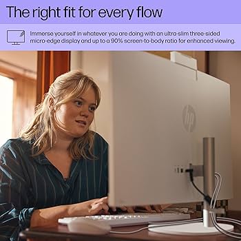 Amazon.com: HP 27 inch All-in-One Desktop PC, FHD Display, AMD