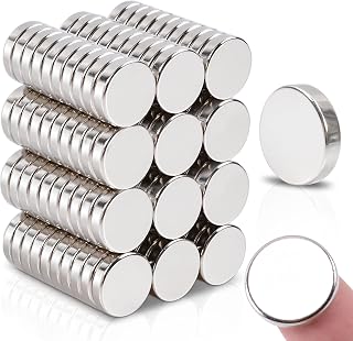 MAGXCENE 120 Pcs Rare Earth Neodymium Disc Magnets - 0.47x1/8 inch, Strong, Industrial & Small
