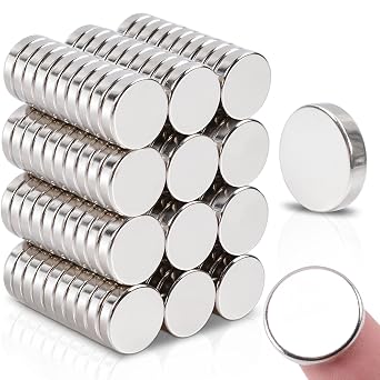 MAGXCENE 120 Pcs Rare Earth Neodymium Disc Magnets - 0.47x1/8 inch, Strong, Industrial & Small