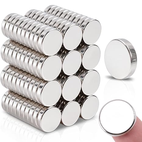MAGXCENE 120 Pcs Rare Earth Neodymium Disc Magnets - 0.47x1/8 inch, Strong, Industrial & Small