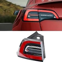 3-PIN Left Tail Light Compatible With Tesla Model 3 2017-2023 | Driver Side Brake Outer Rear LED Tail Lamp For Tesla Model 3 taillights Accessories Replaces# 1077397-00-G 1077397-00-H