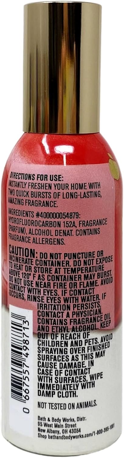 Bath & Body Works Winter Candy Apple Concentrated Room Spray 4 Piece Bundle with a Natural Oats Sample Soap