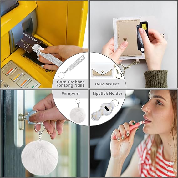 Keychain Set for Women, Keychains for Women Accessories Kit